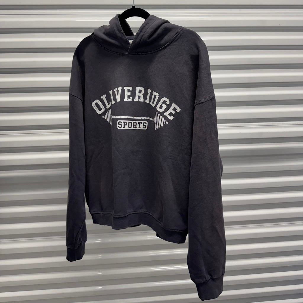 Distressed Weight Training Hoodie (BOXY)