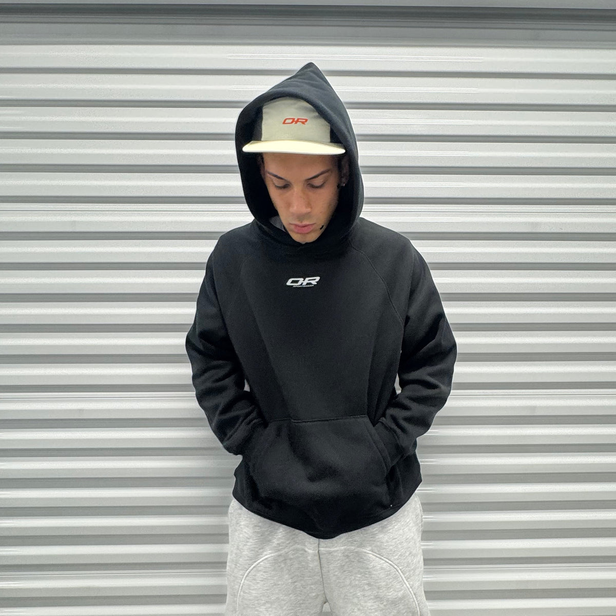 Olive Ridge Raglan Fleece Hoodie