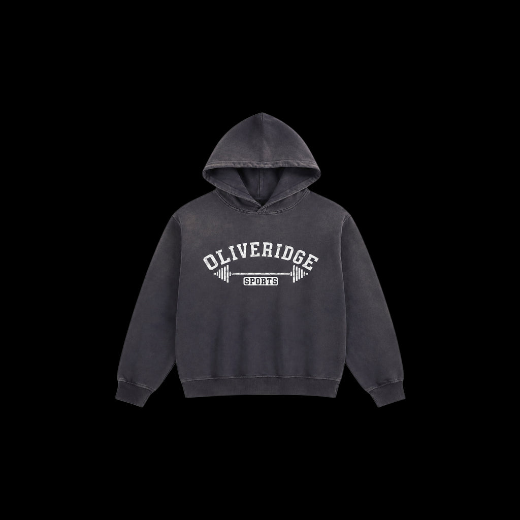 Distressed Weight Training Hoodie (BOXY)