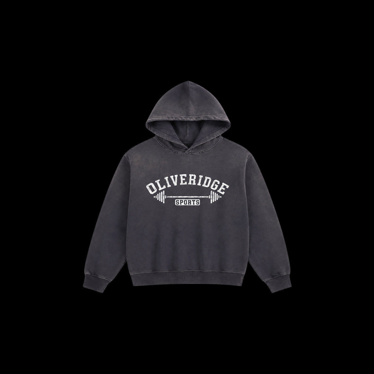 Distressed Weight Training Hoodie (BOXY)