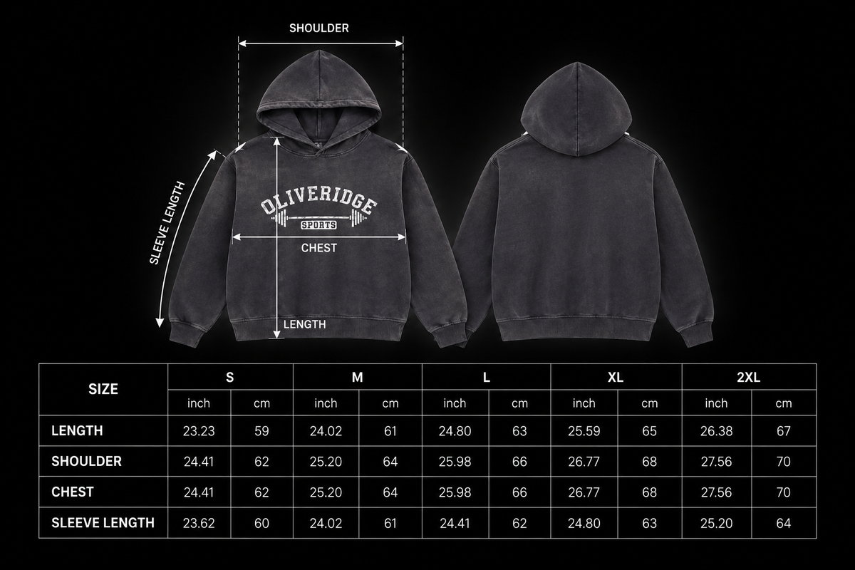 Distressed Weight Training Hoodie (BOXY)